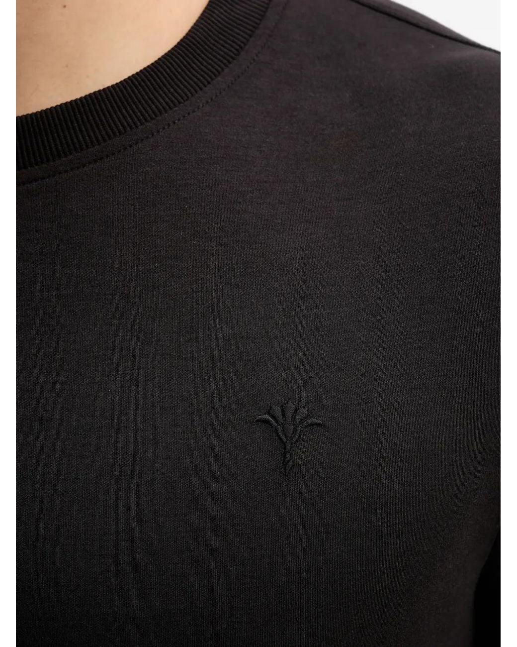 Joop! Black Pino Logo-Embroidered Long-Sleeve T-Shirt for men