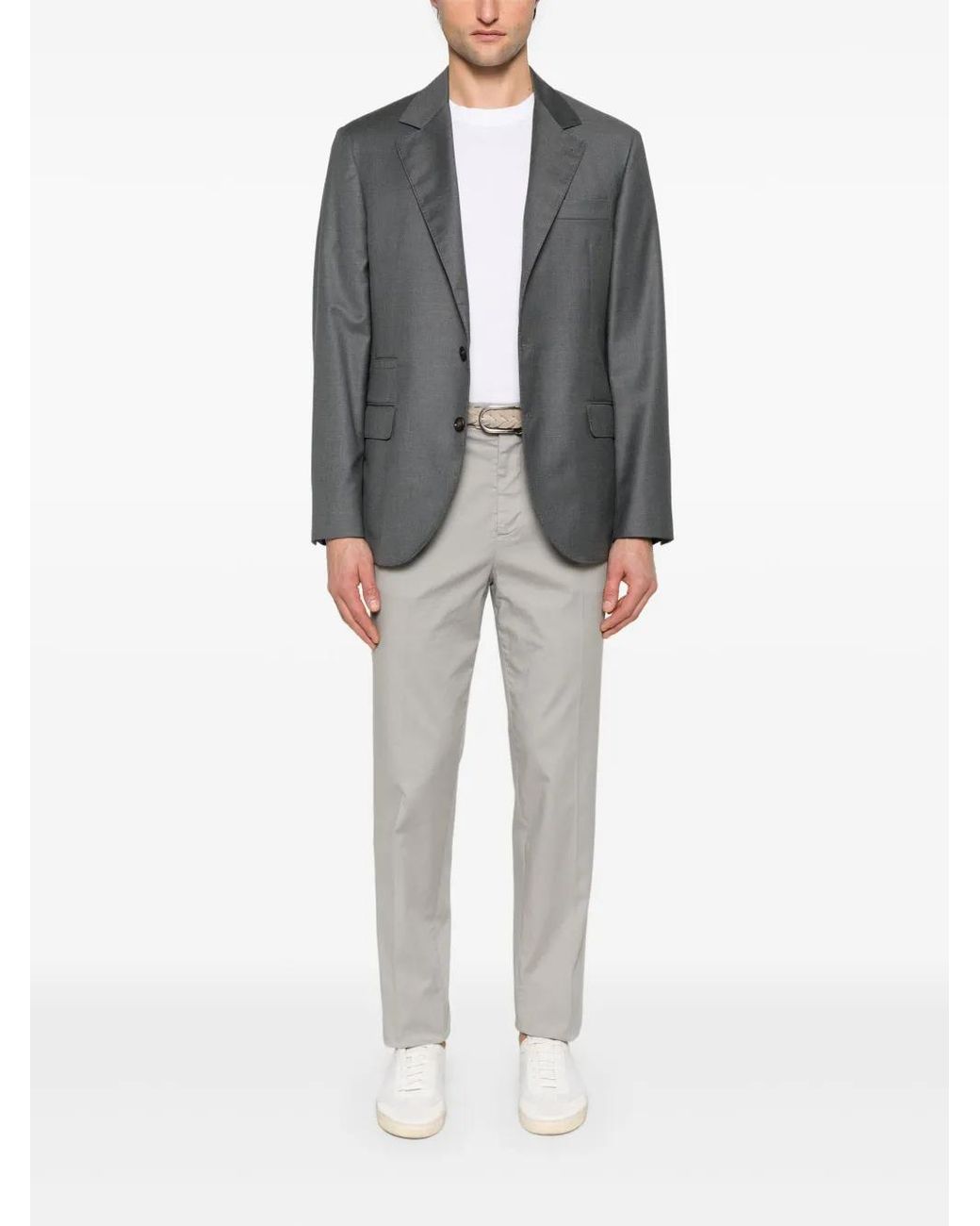 Brunello Cucinelli Gray Trousers for men