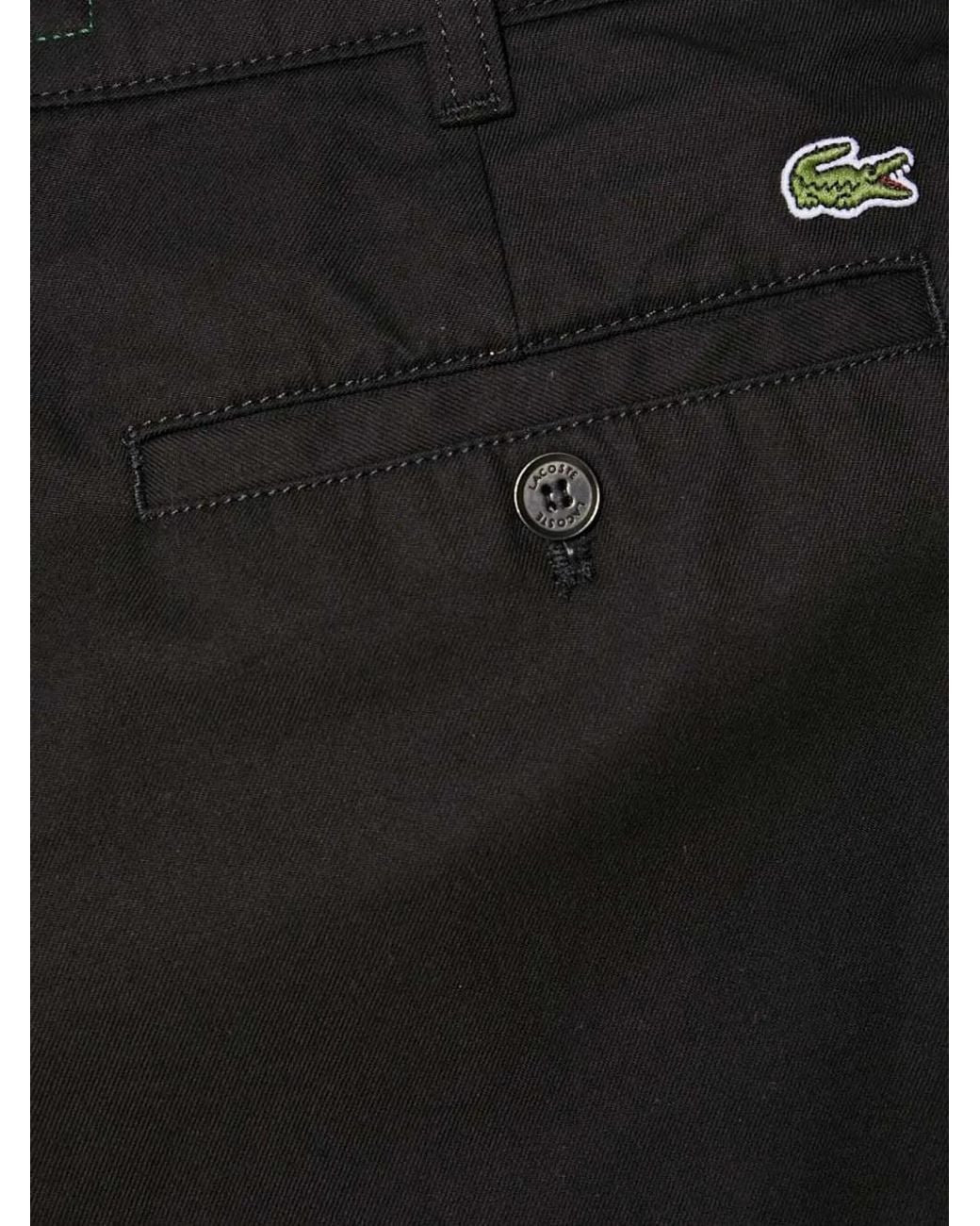 Lacoste Shorts Mit Logo-Patch in Black für Herren