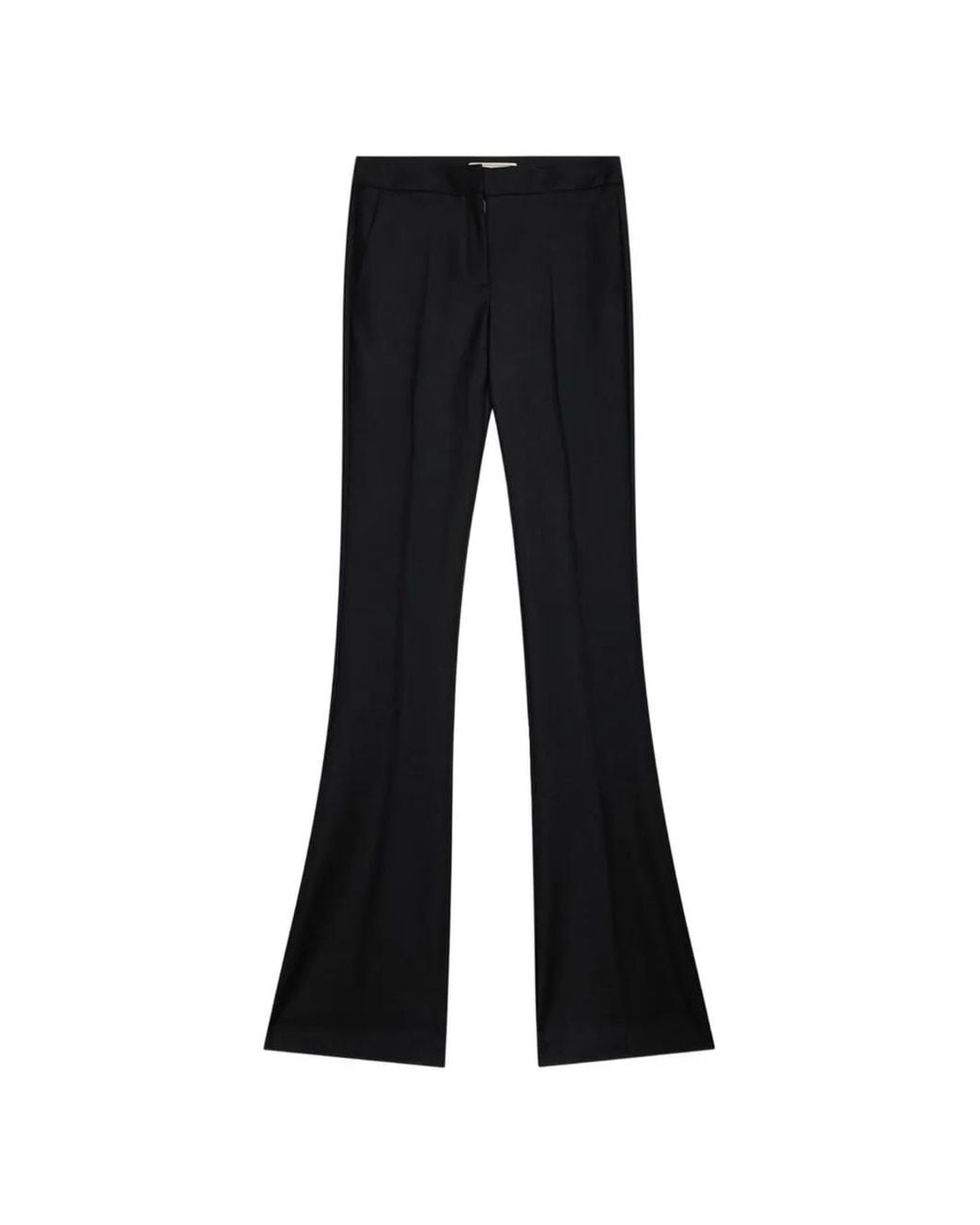 Blumarine Black Slim Fit Flared Pants