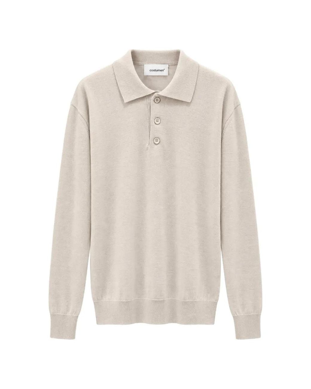 Costumein White Pablo Wool Sweater for men