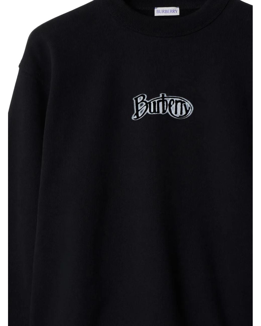 Burberry Black Logo Sweatshirt for men