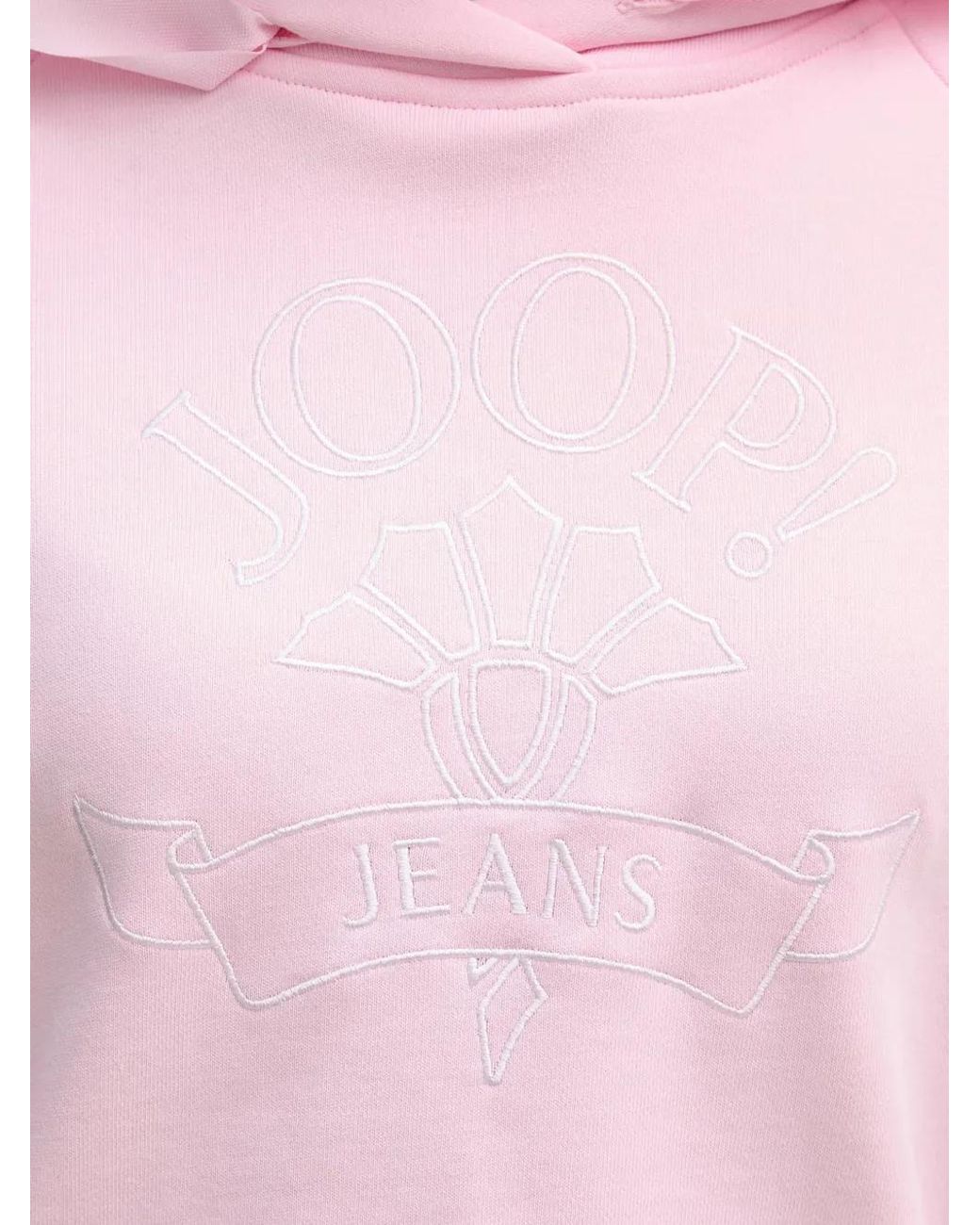 Joop! Pink Logo-Embroidered Raglan-Sleeve Hoodie