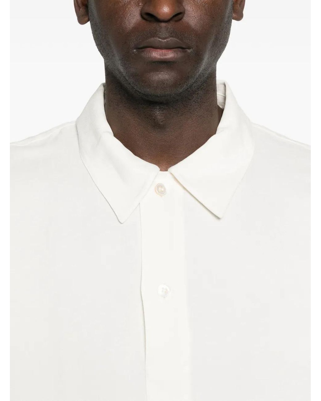 Studio Nicholson Overhemd Met Kraag in het White voor heren