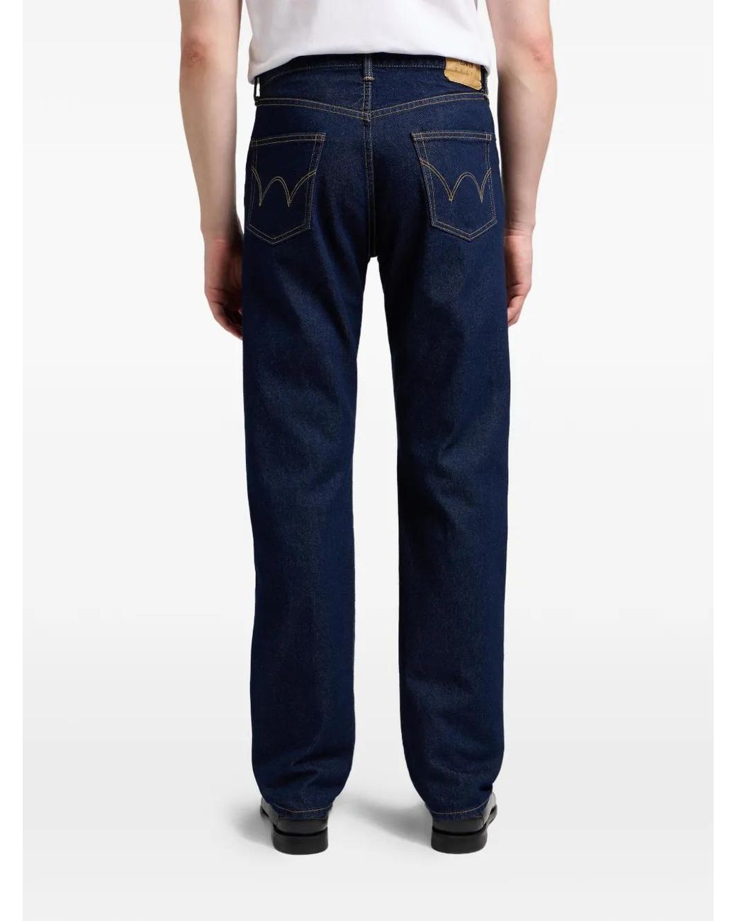Edwin Blue Rinsed Seam Jeans for men