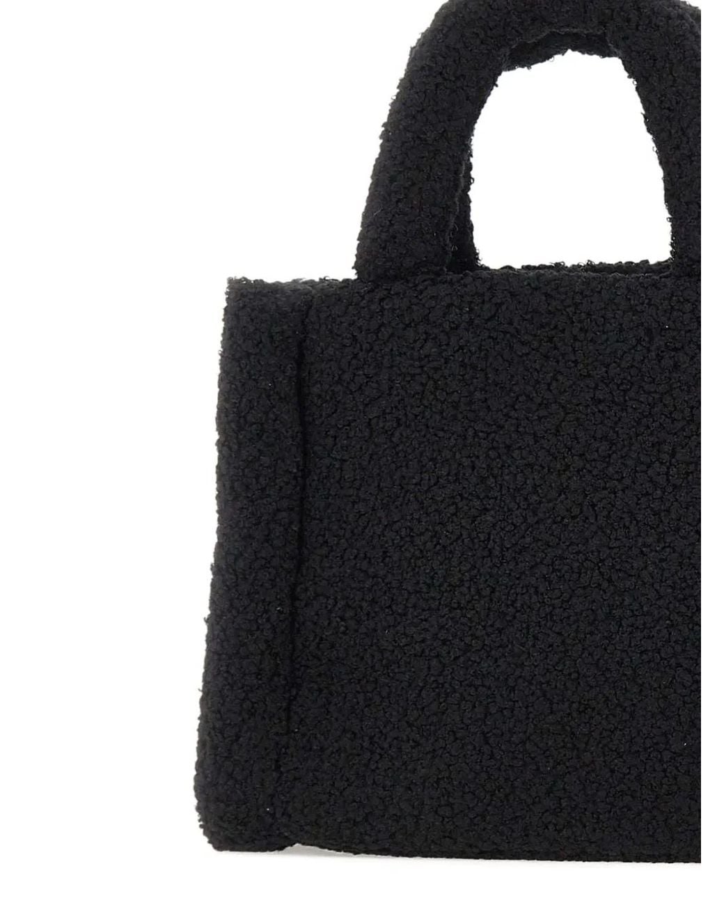 Borsa Tote Teddy Squadrata di Colmar in Black