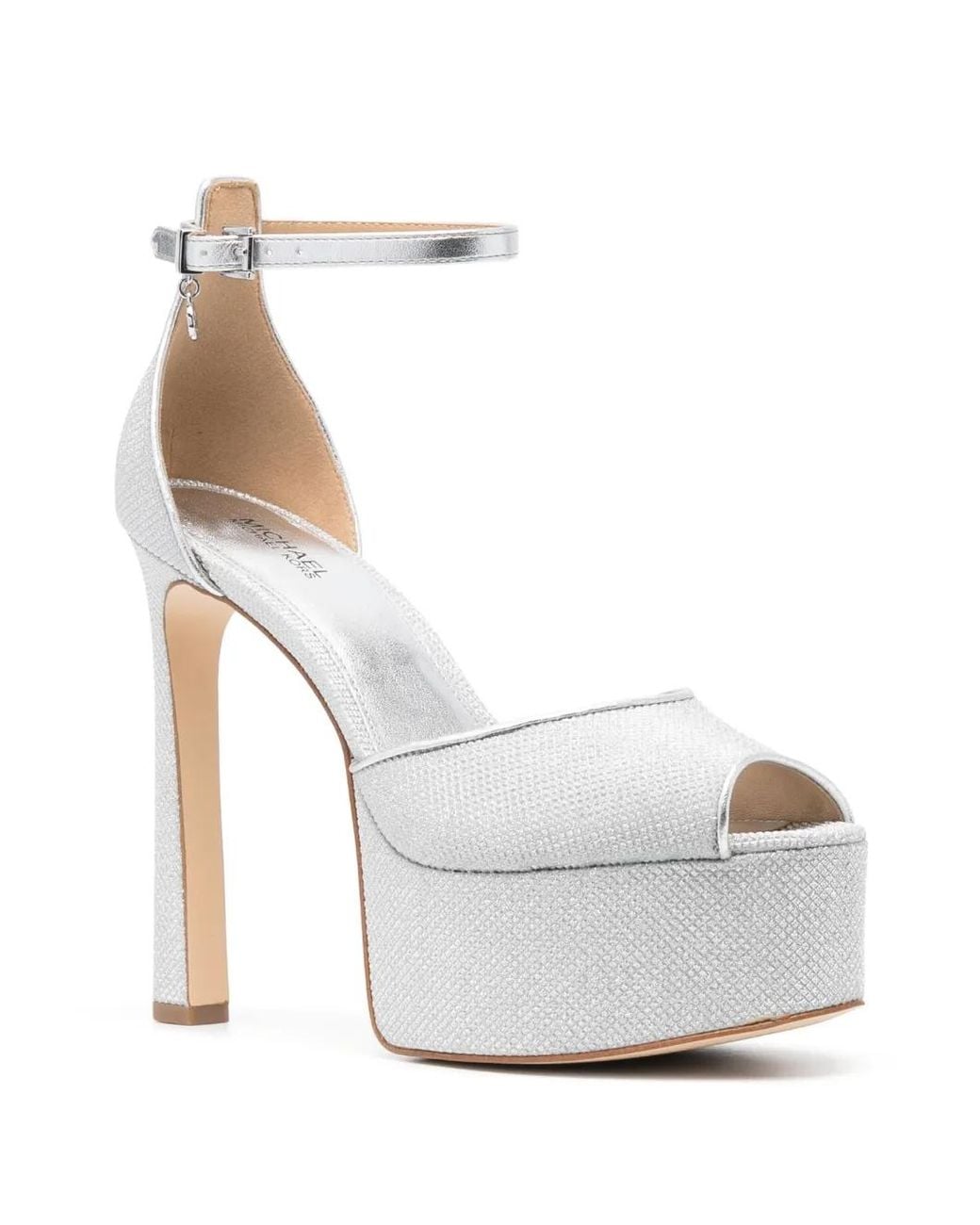 MICHAEL Michael Kors White 130Mm Open-Toe Pumps