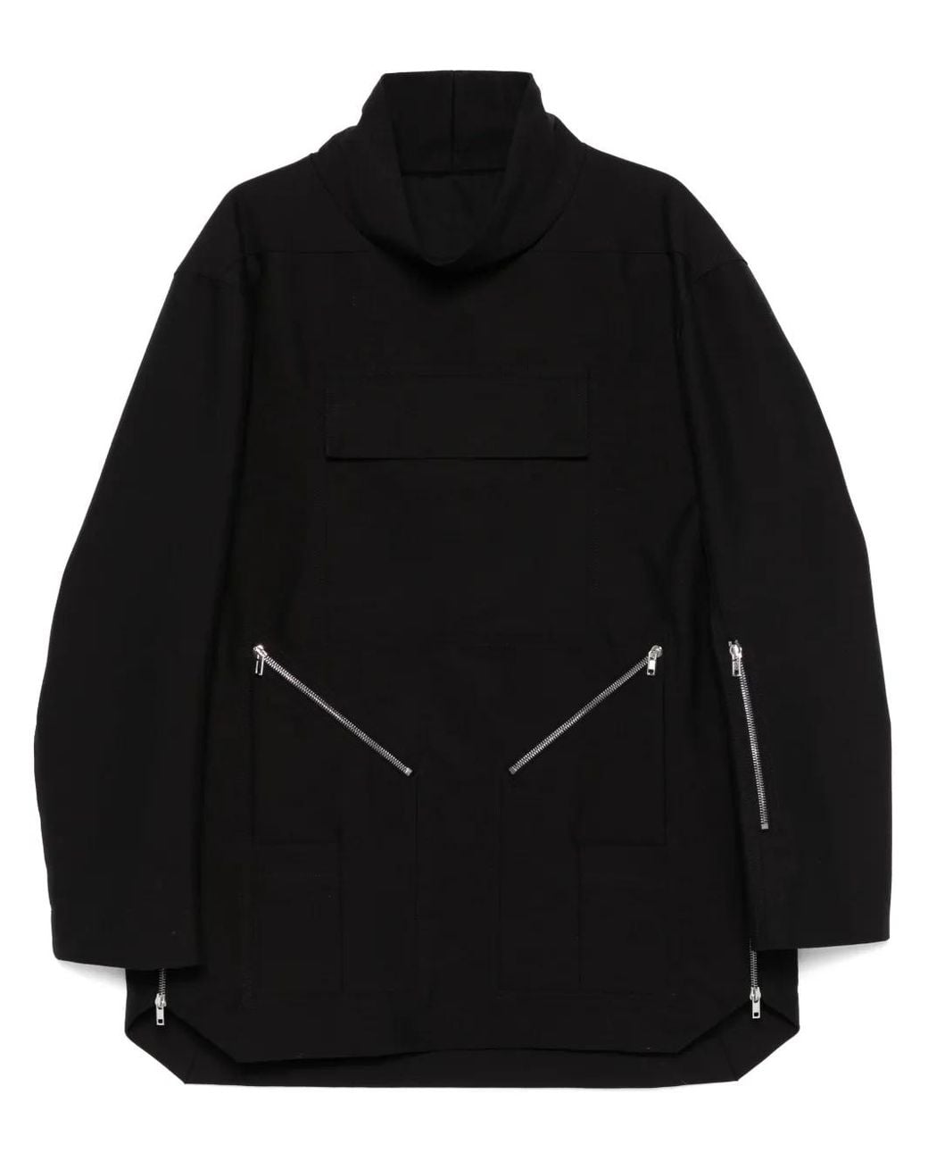 Rick Owens Black Mountaineering Smock Jacket for men