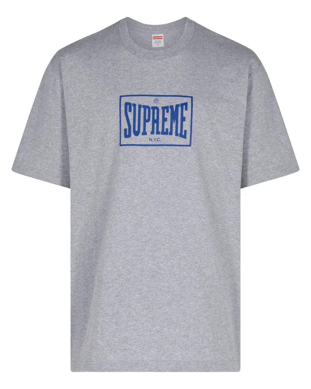 Supreme Gray Warm Up T-Shirt