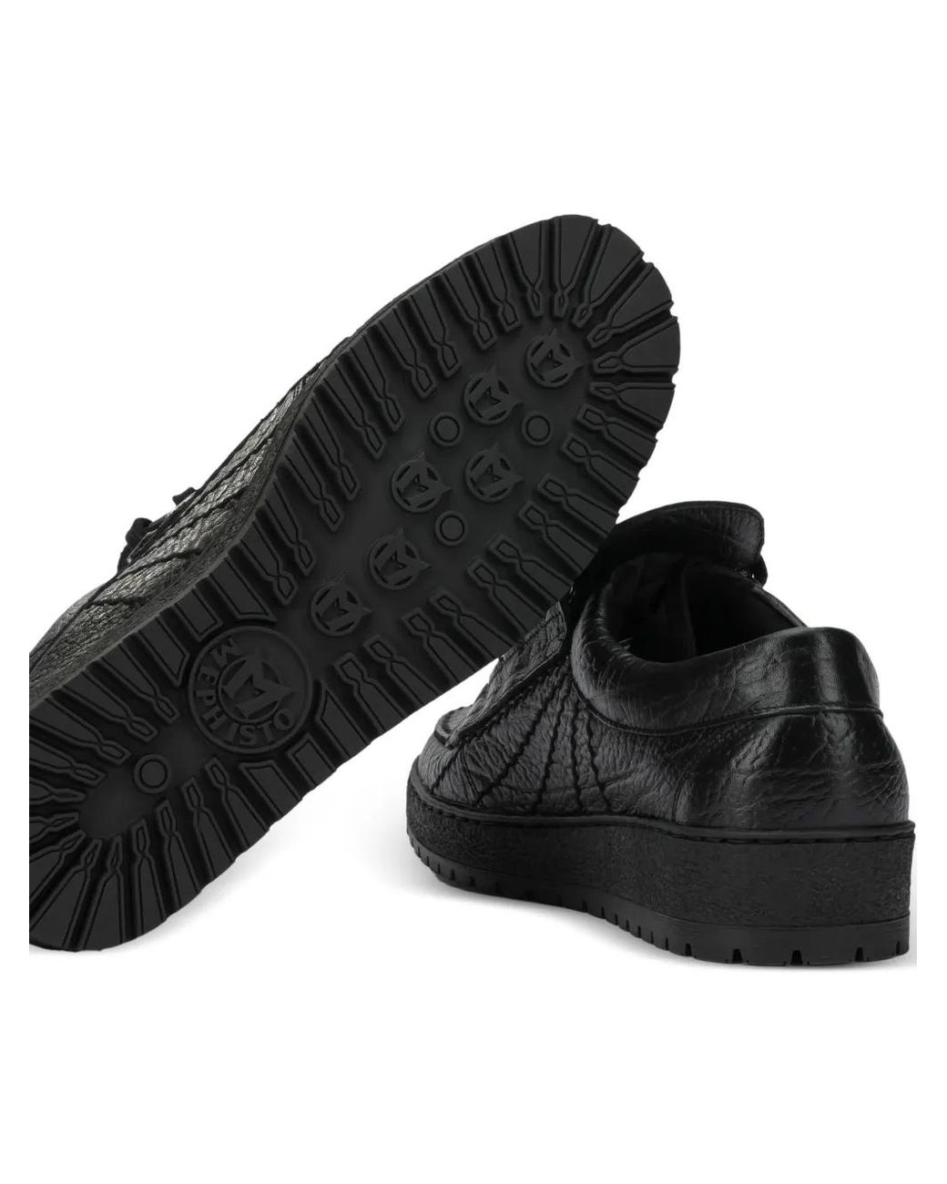 Mephisto Black Logo-Detail Sneakers for men