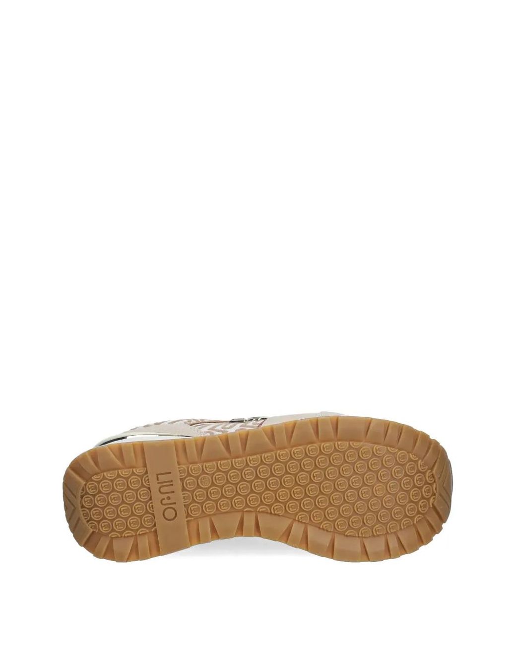 Liu Jo White Monogram Jacquard Super-Platform Sneakers