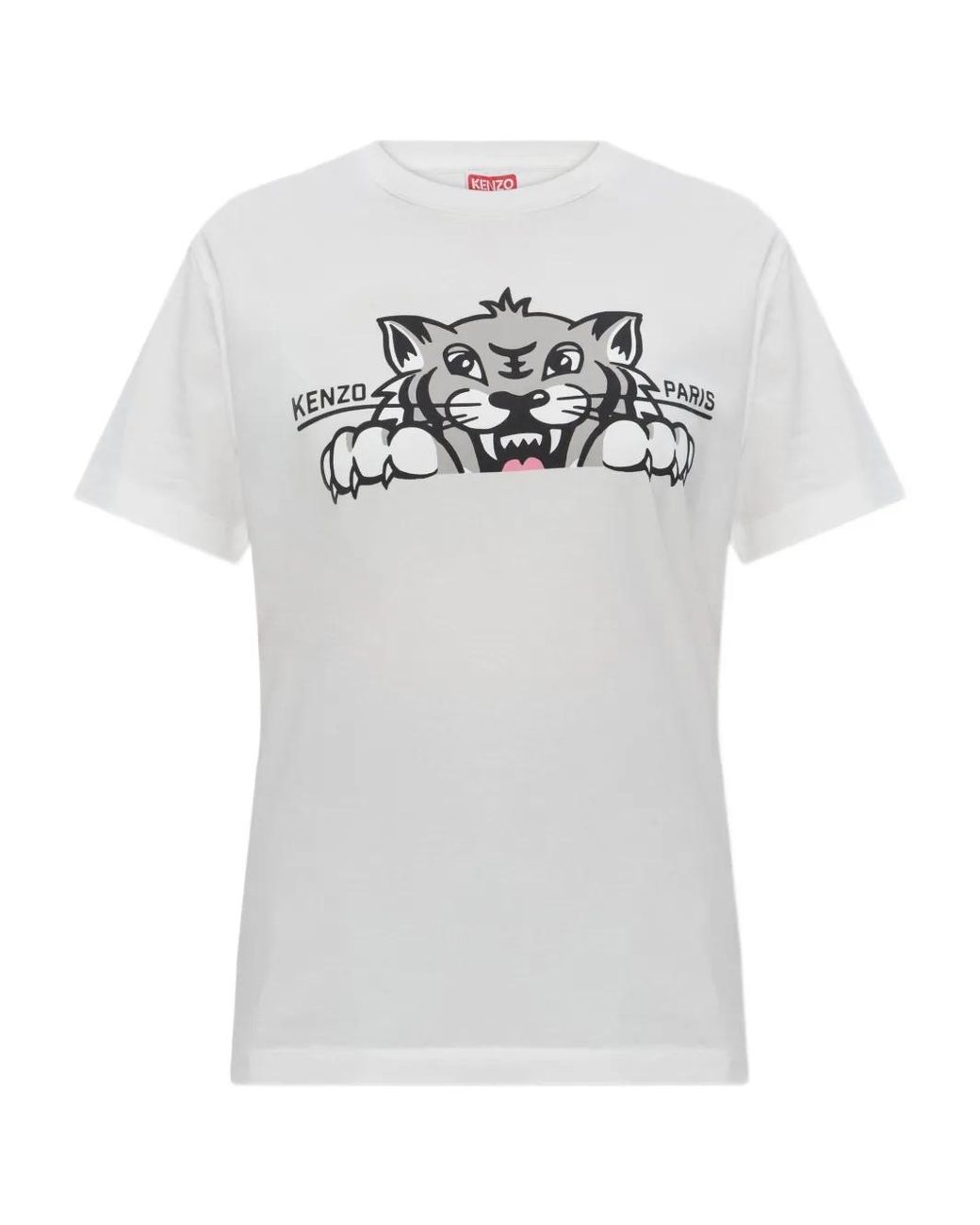 KENZO Gray Printed T-Shirt