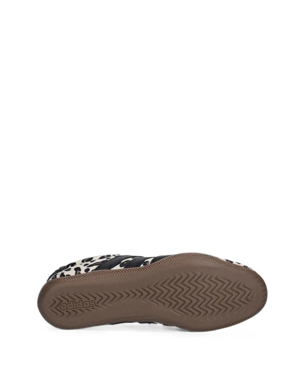 Adidas White Leopard-Print Sneakers
