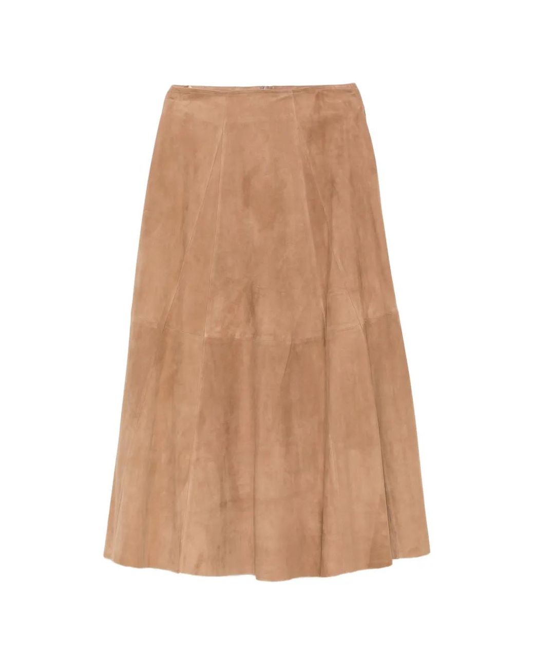 Arma Natural Eleni Panelled Midi Skirt