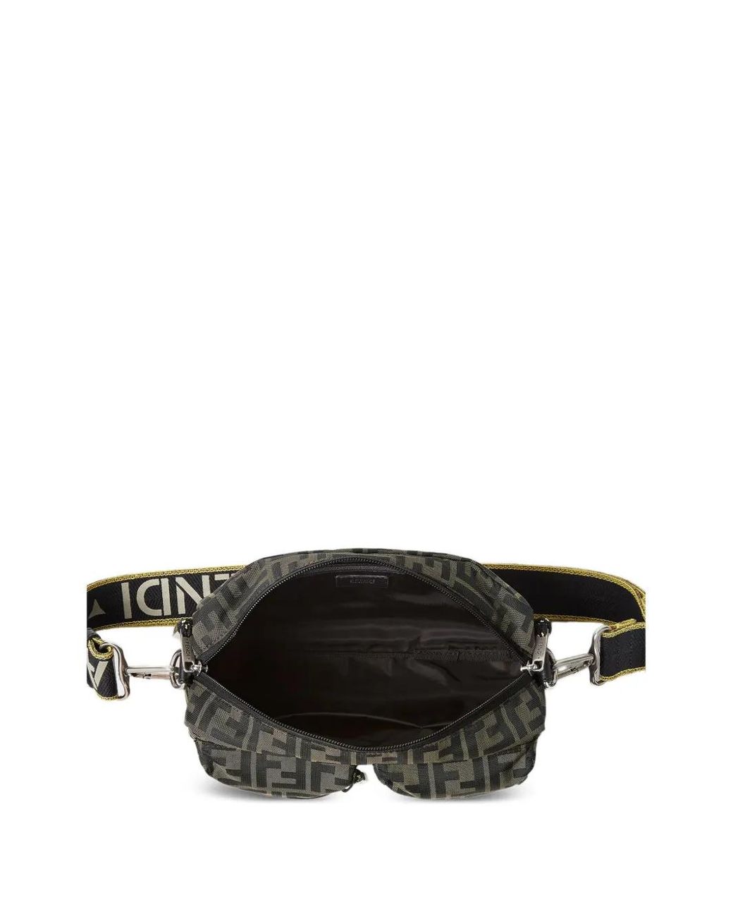 Fendi Gray Camera Case Superlight Ff Zucca Fabric Bag for men