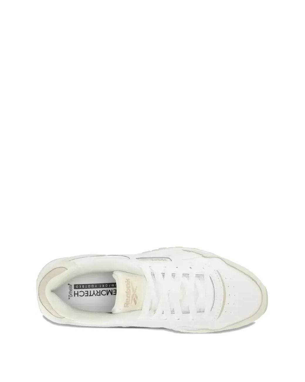 Reebok White Glide Leather Sneakers for men