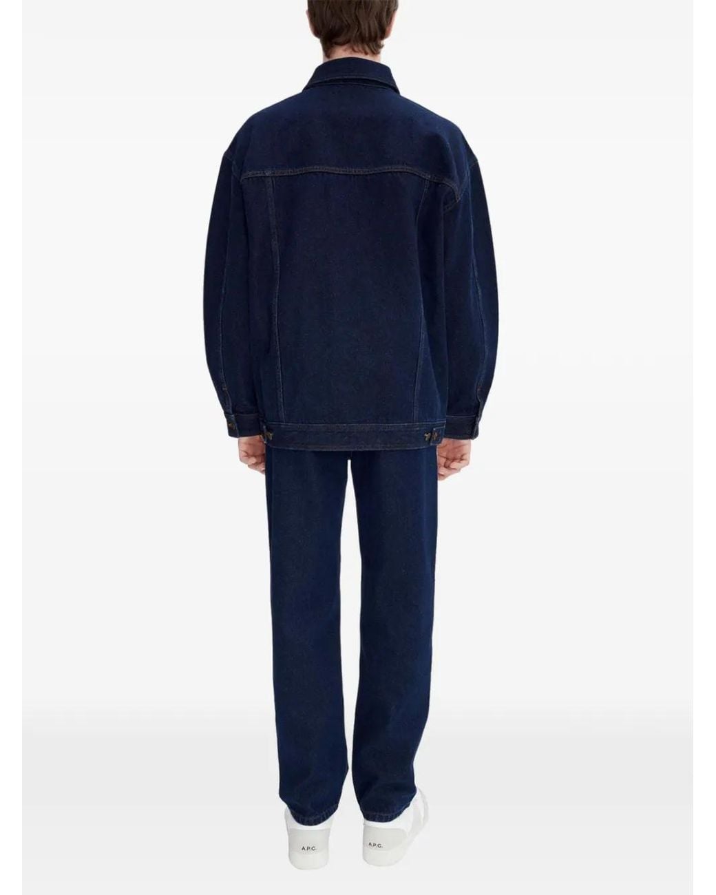 A.P.C. Denim Jack in het Blue voor heren