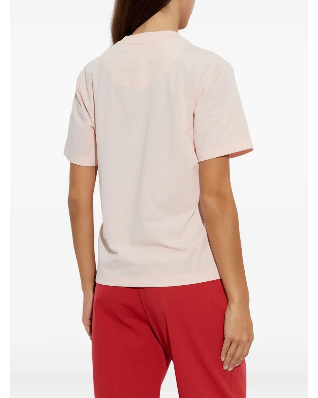 Adidas By Stella McCartney White X Stella Mccartney Logo-Print T-Shirt