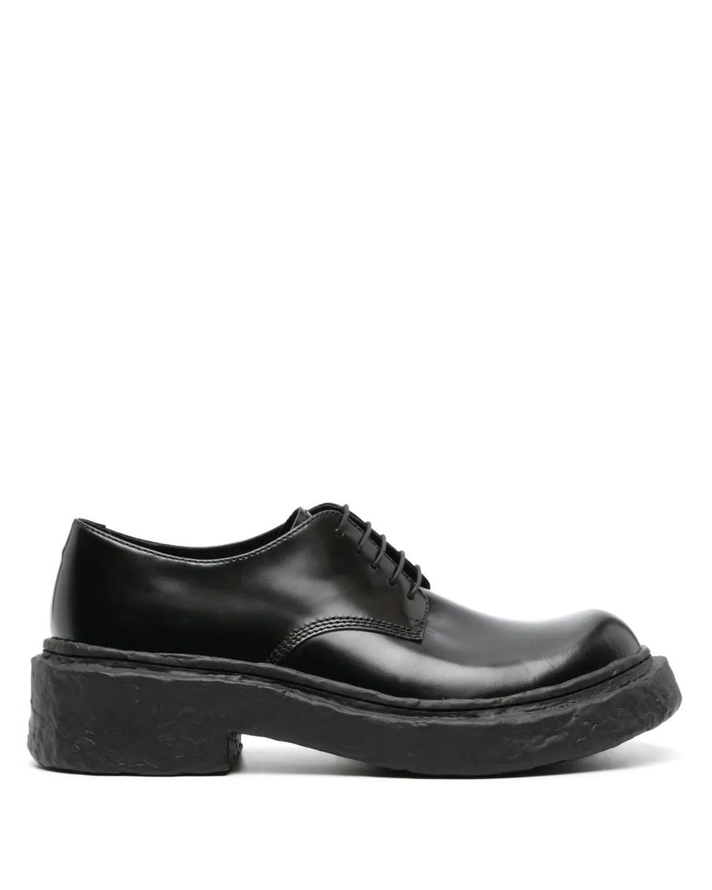 CAMPERLAB Black Vámonos Leather Derby Shoes