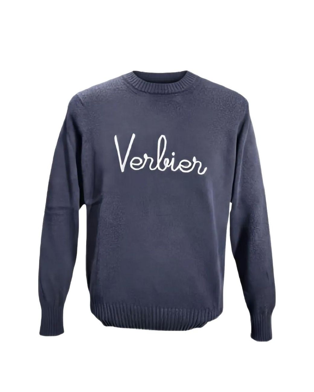 Pull À Slogan Brodé Jurta en coloris Blue