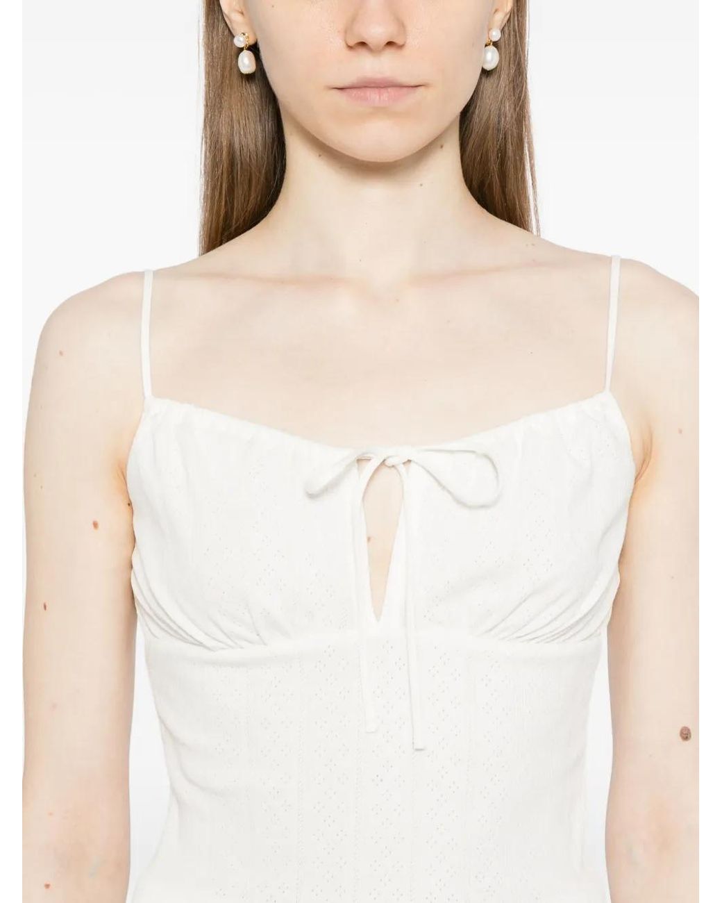Reformation White Marissa Tank