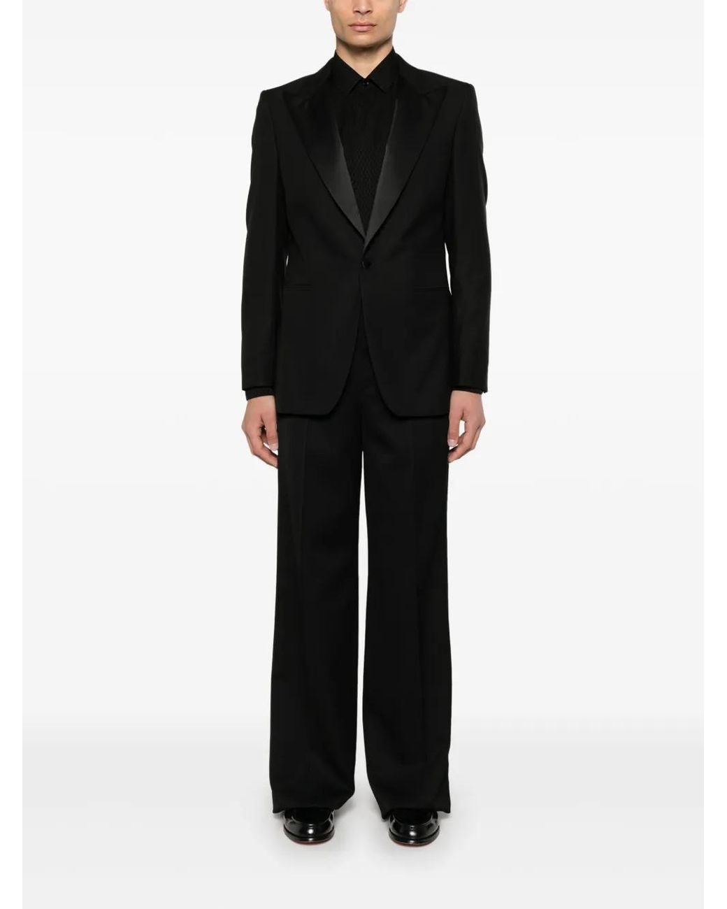 Fursac Black Tuxedo Jacket for men