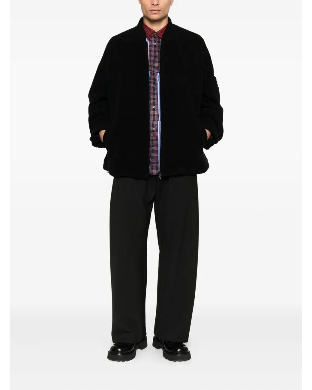 Juun.J Black Zipped Jacket for men