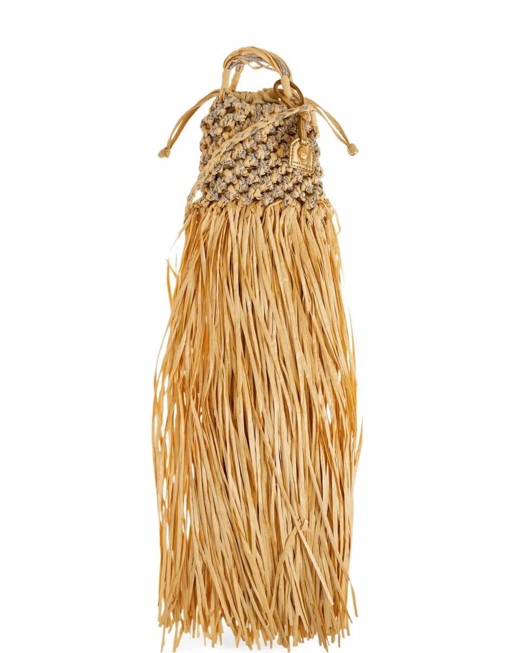 Kurt Geiger Metallic Mini Macrame Crystal Bag