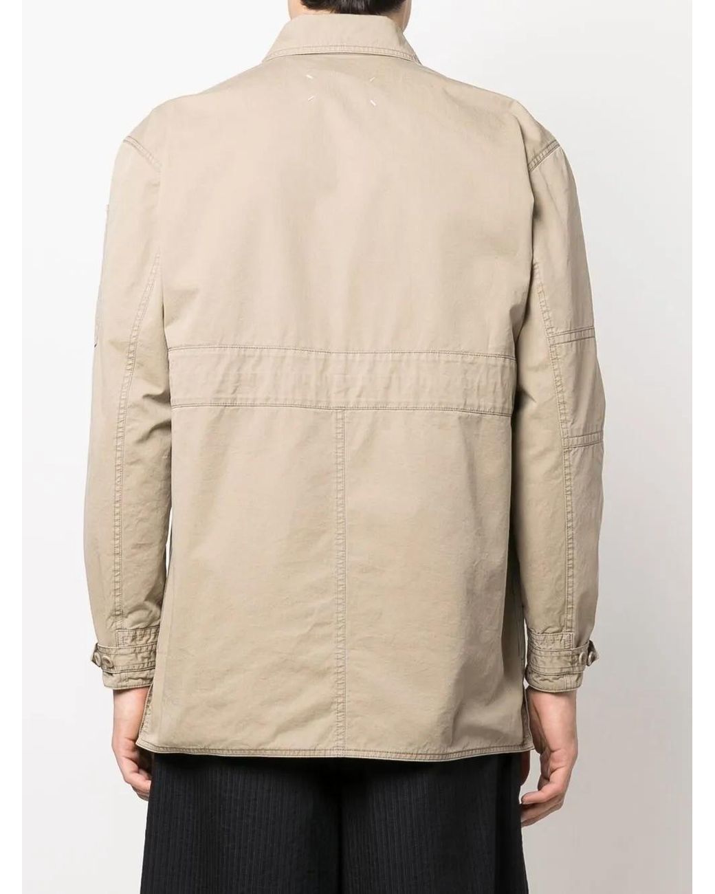 Maison Margiela Lichtgewicht Jack in het Natural voor heren