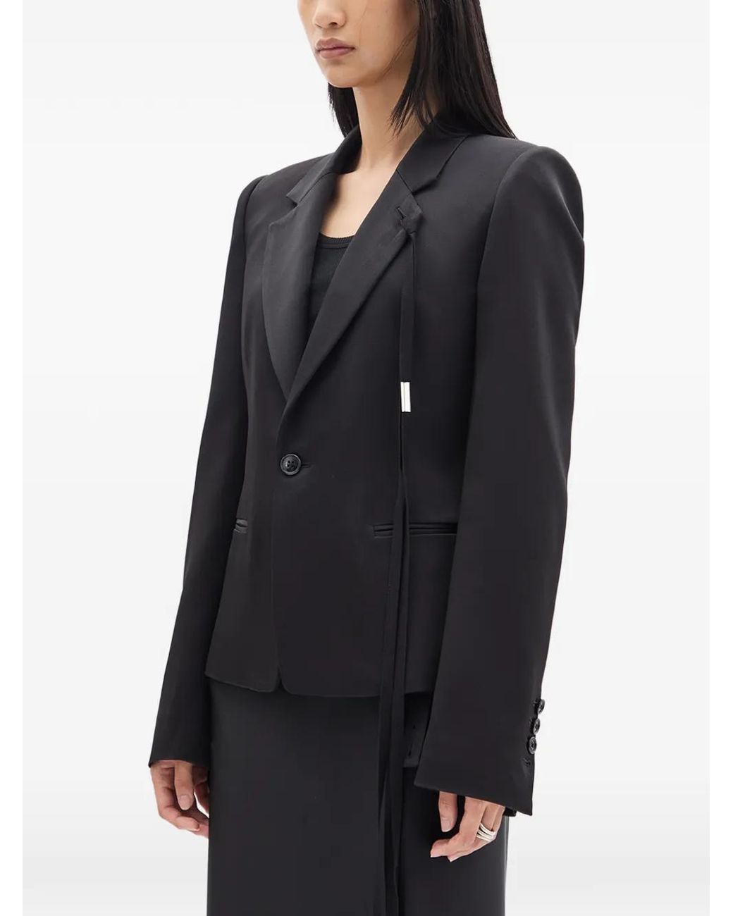 Ann Demeulemeester Black Blazer