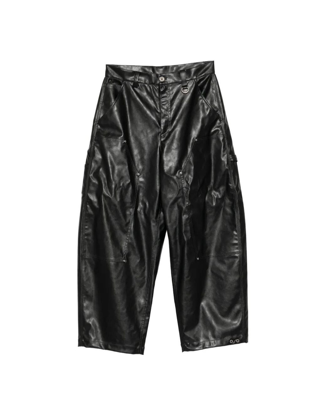 TEAM WANG design Gray Reset Wide-Leg Trousers