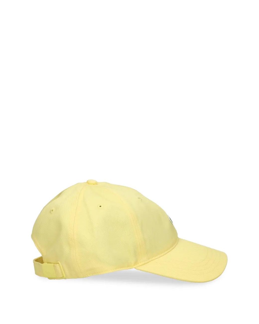 Lacoste Yellow Cotton Twill Cap