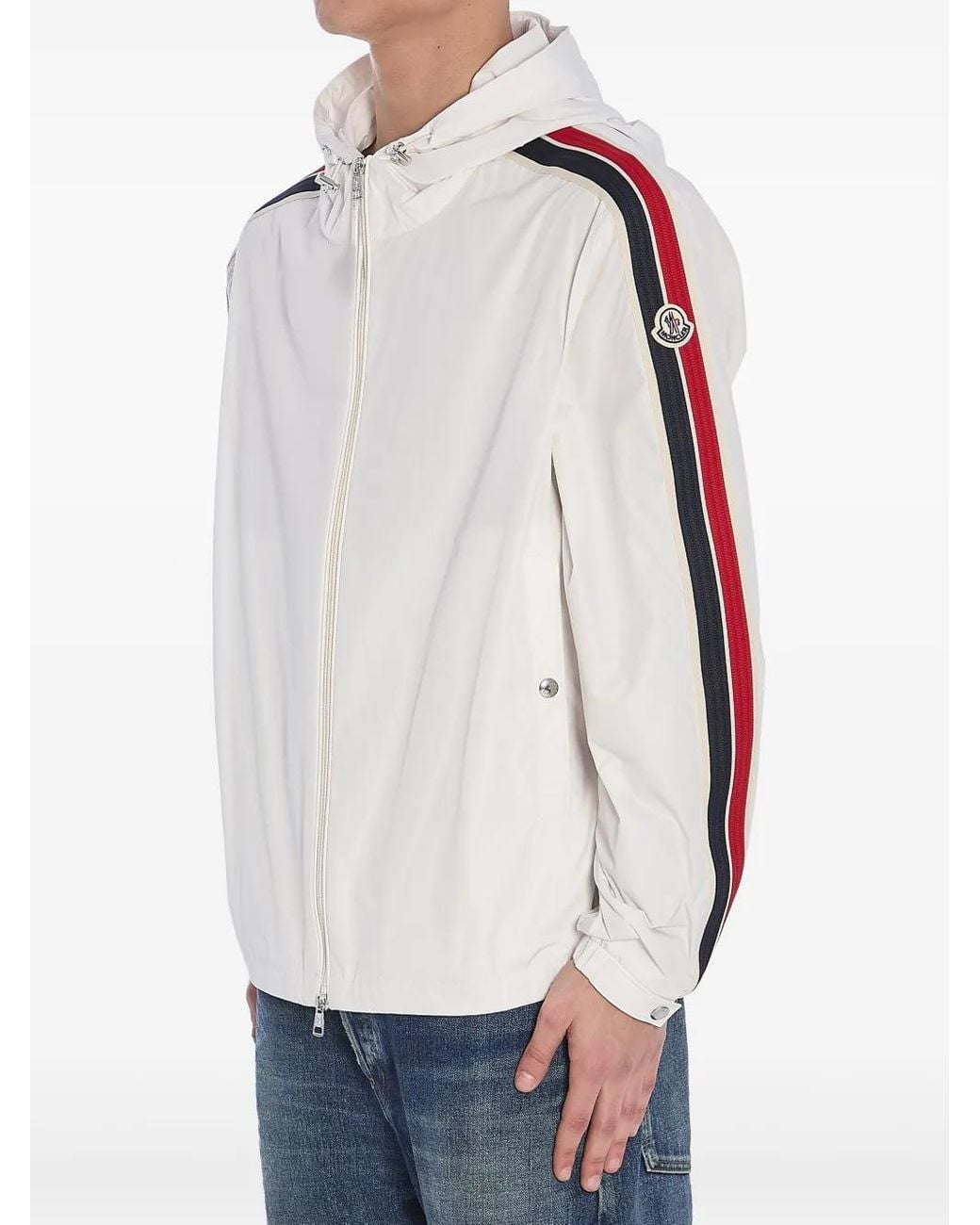 Moncler White Olan Jacket for men