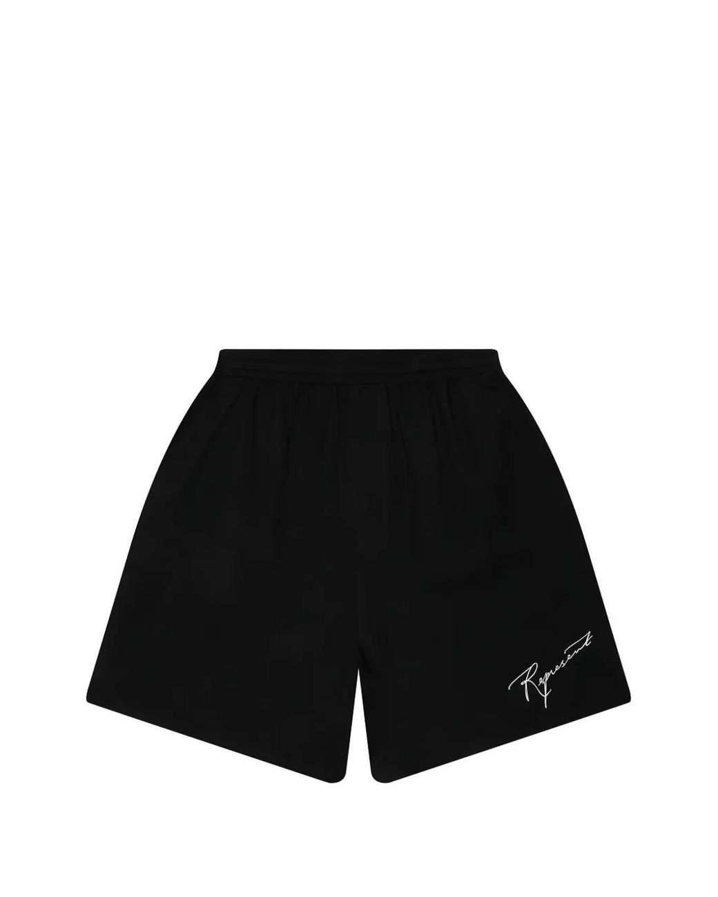 Represent Black Logo-Embroidered Drawstring Shorts for men