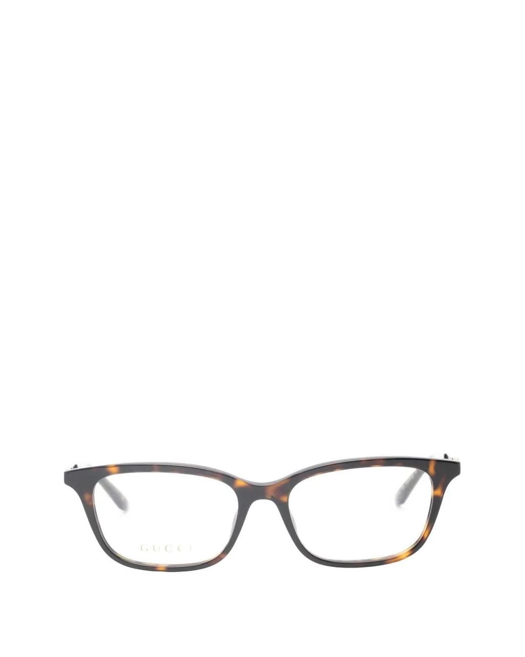 Gucci White Gg Brille