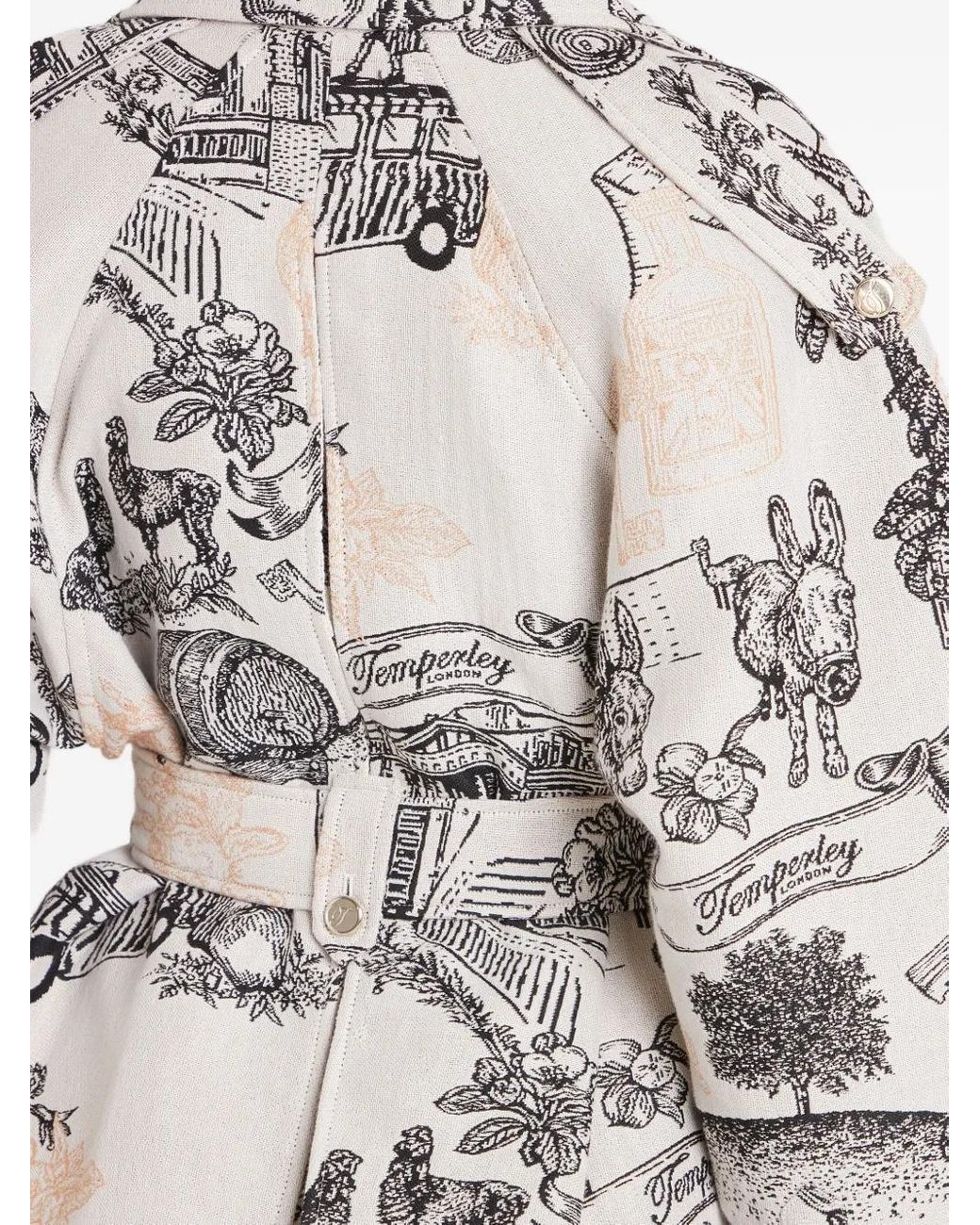 Temperley London White Belted Jacket