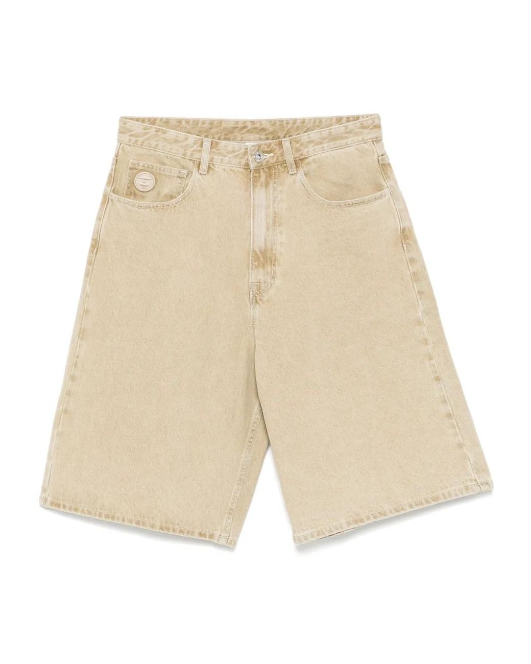 Aape By A Bathing Ape Natural Denim Shorts for men