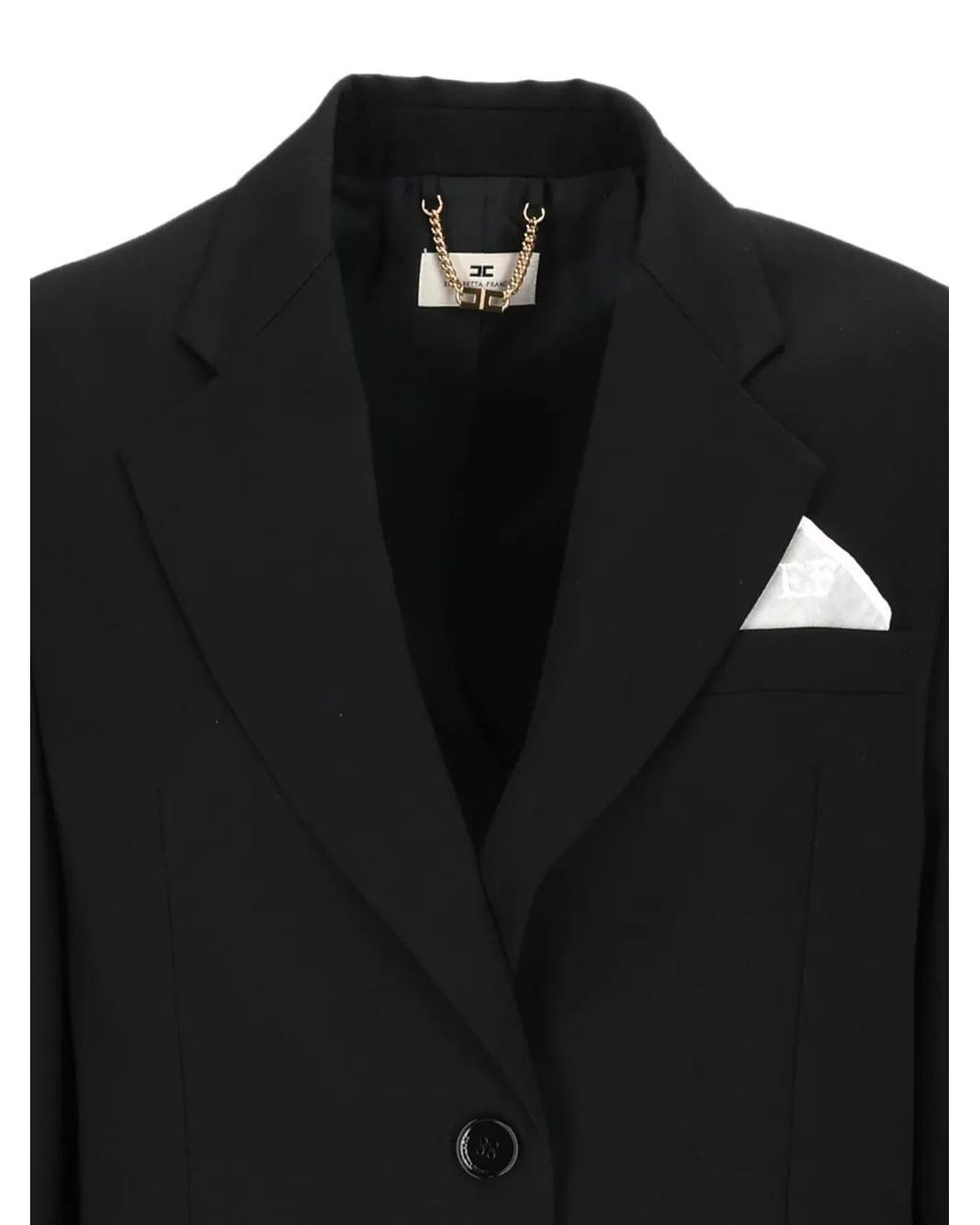 Elisabetta Franchi Black Jacket