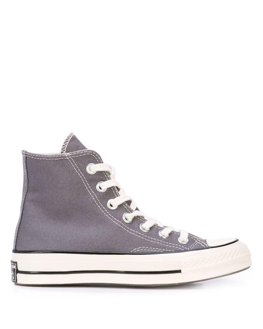 Converse Lace Hightop Sneakers in Grey (Gray) for Men Lyst