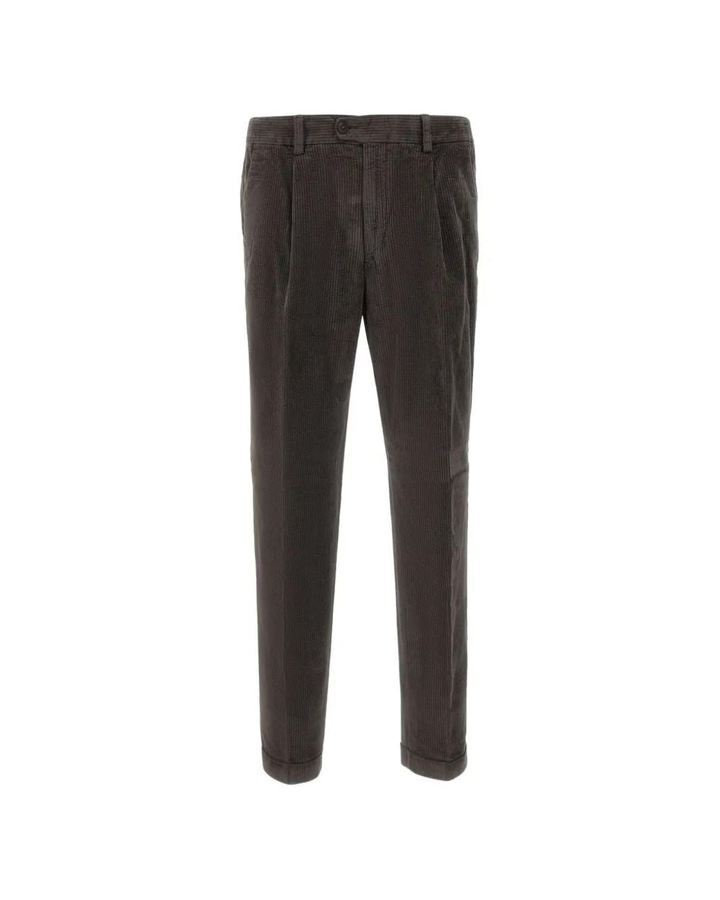 Devore Gray Welt-Pocket Trousers for men