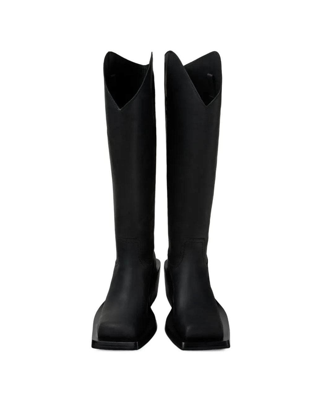 CAMPERLAB Black Stiefel Mit Eckiger Kappe