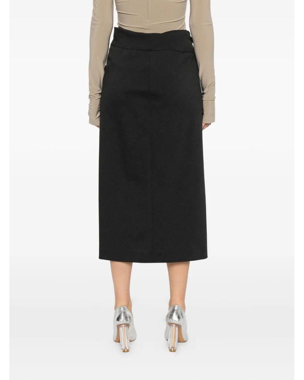 Alberta Ferretti Black Skirt