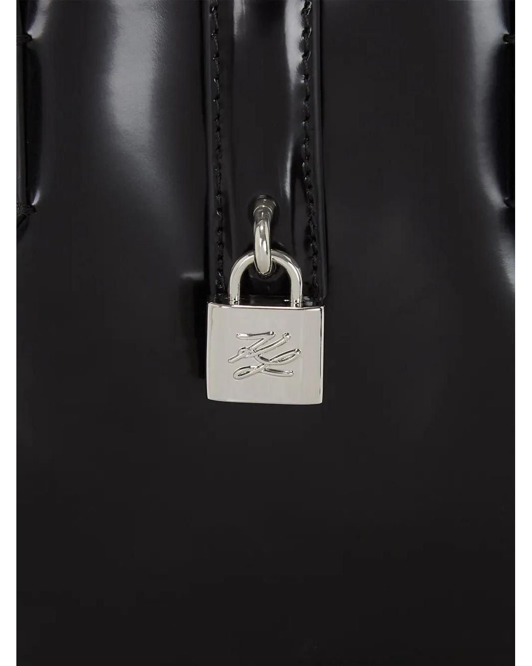 Karl Lagerfeld Black Mini K/Autograph Tote Bag
