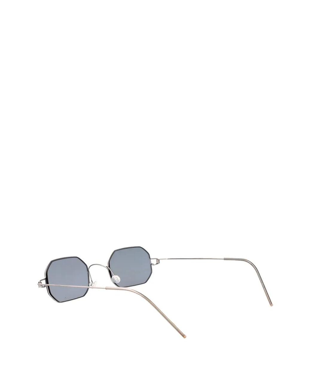 Lindberg White 8223 Geometric-Frame Sunglasses for men