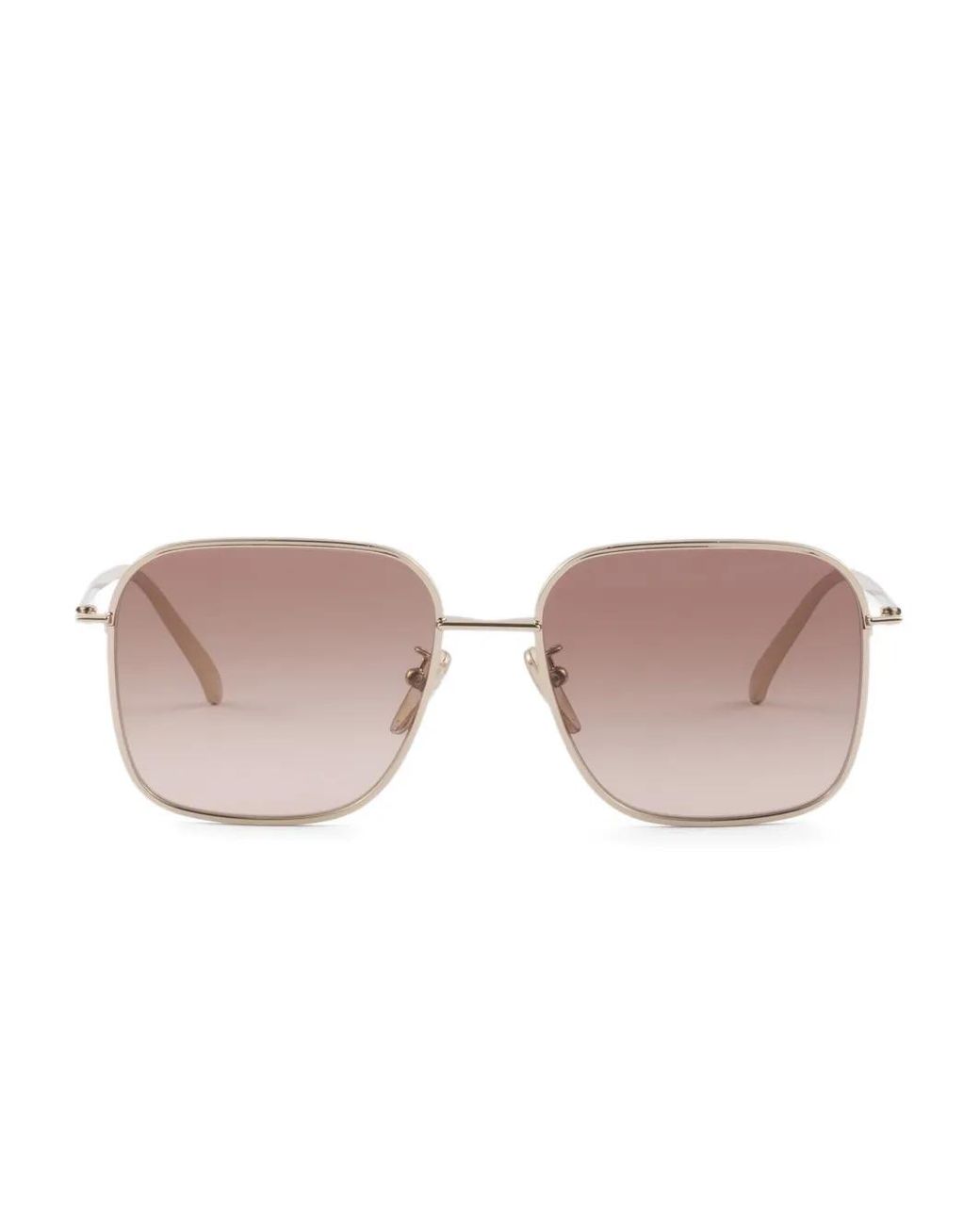 Prada Pink Square-Frame Sunglasses