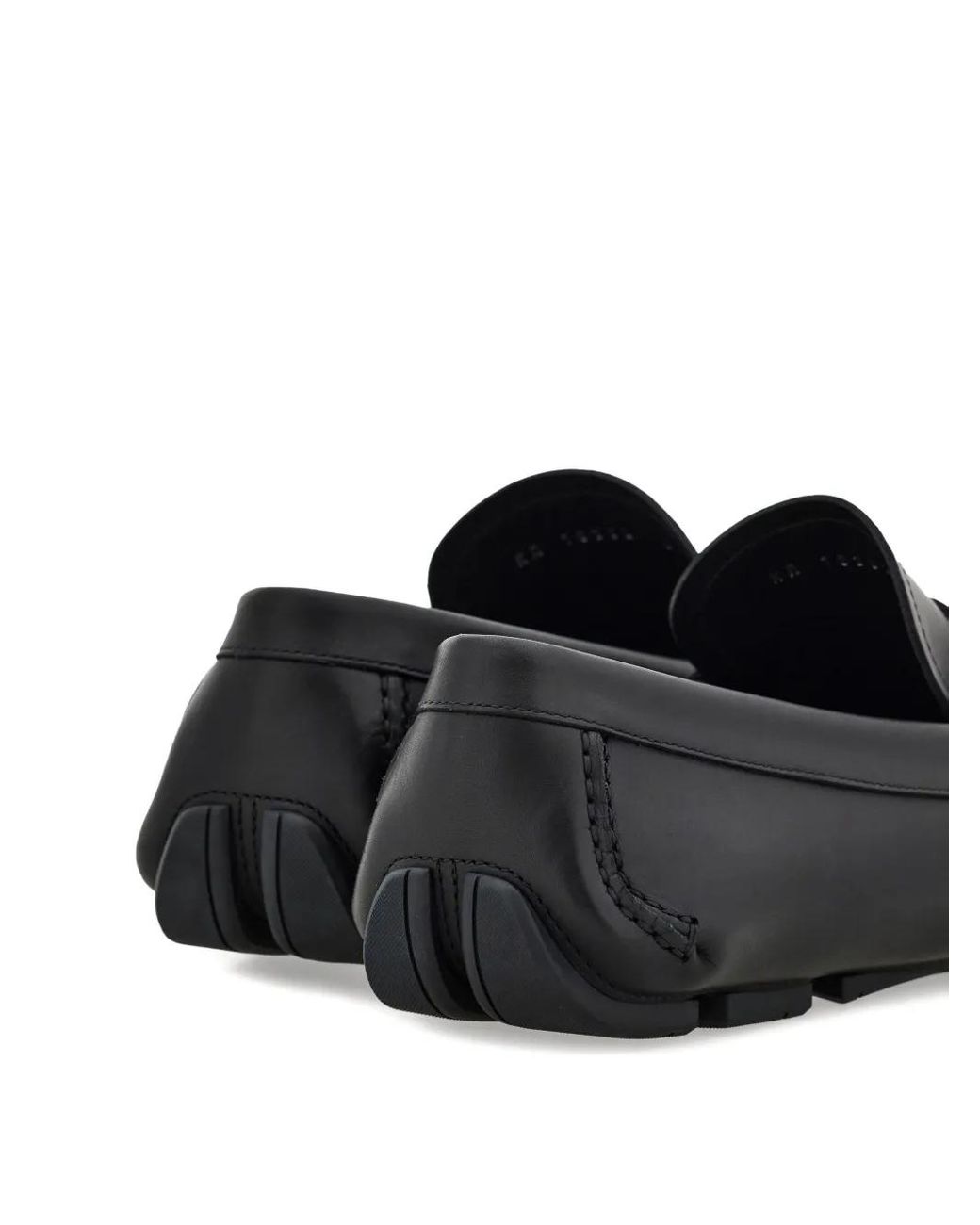 Ferragamo Black Penny Driver for men