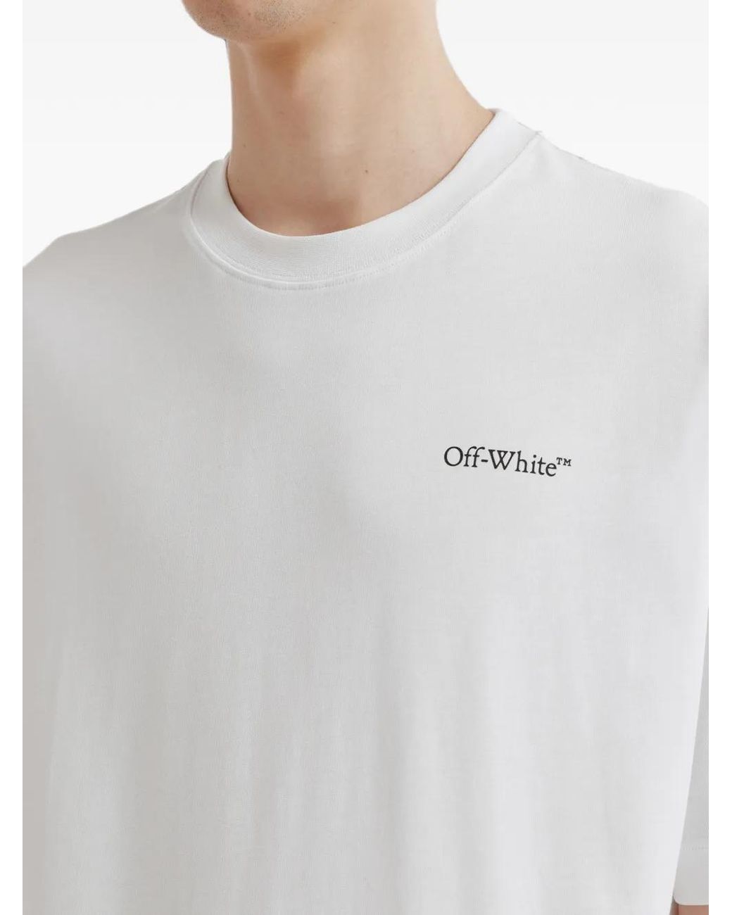 Off-White c/o Virgil Abloh White T-Shirt Arrows À Logo Imprimé for men