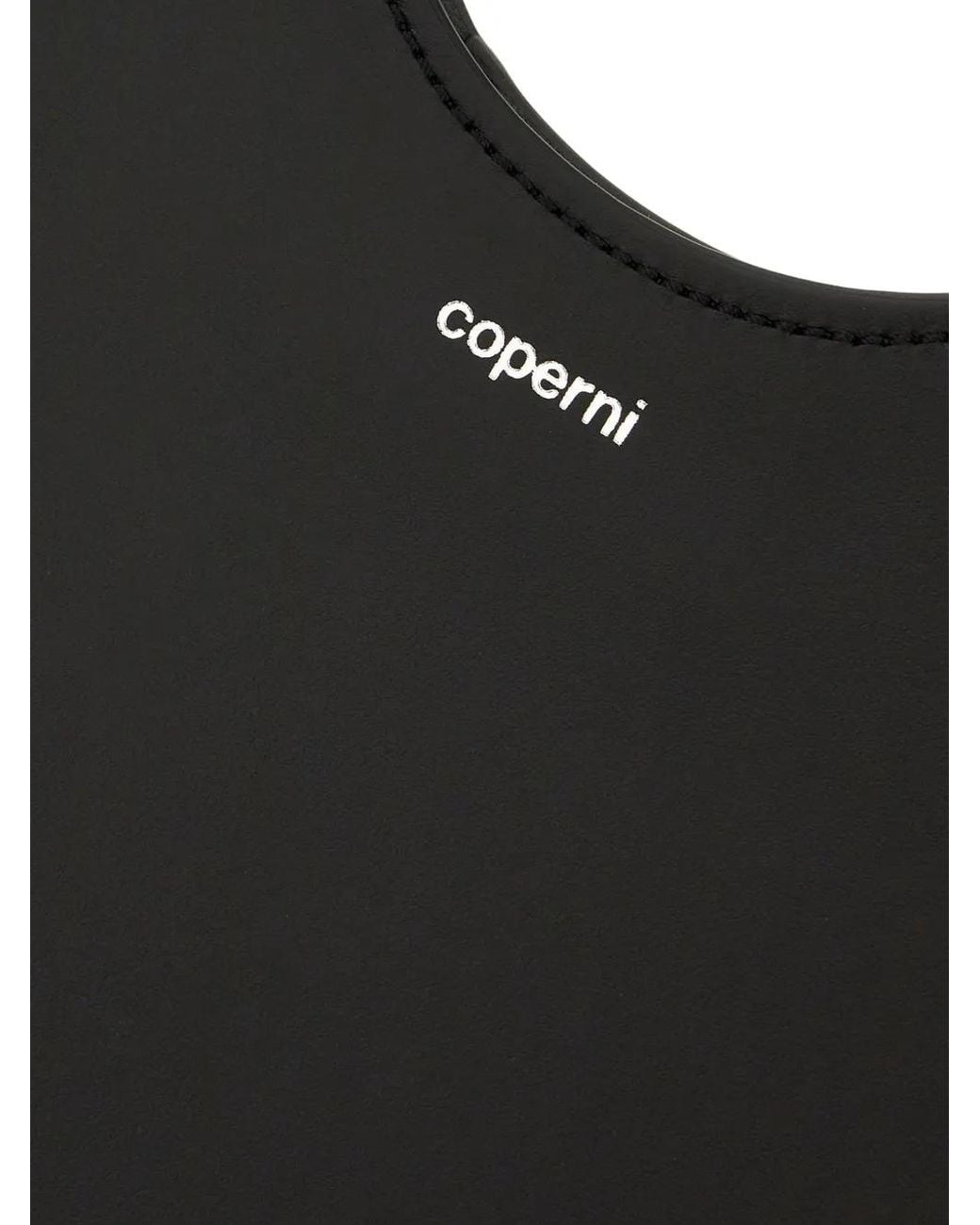 Coperni Black Heart Leather Shoulder Bag