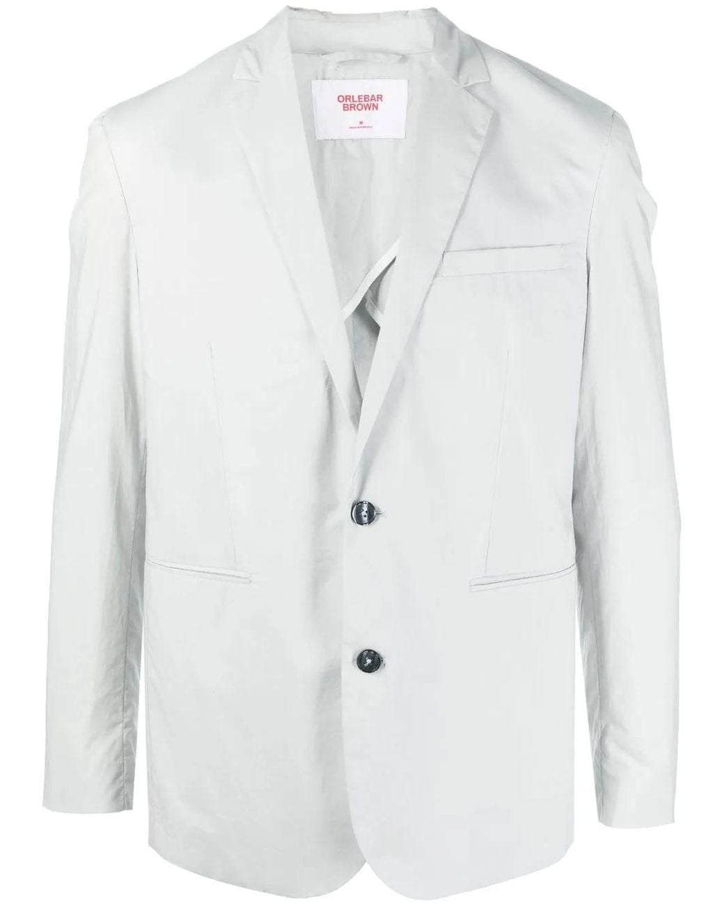 Orlebar Brown White Ullock Poplin Blazer for men