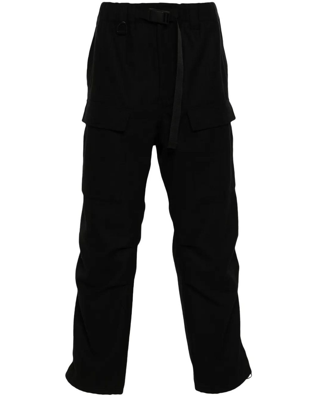 Y-3 Black Flannel Cargo Trousers